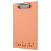 Zalm Roze kleurenaccent aanpasbaar Klembord (Links)