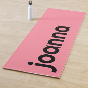 Zalm Roze Moderne Naam Stijlvol en eenvoudig Yogamat