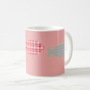 Zalm Roze Vis Kust Theekopje Koffiemok