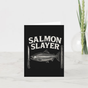 Zalm Slayer T-shirt Steelhead En Zalm Vissen Kaart