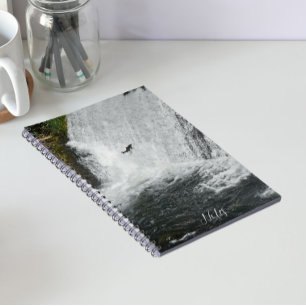 Zalm Springt Waterval Notitieboek