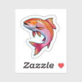 Zalm sticker (Vel)