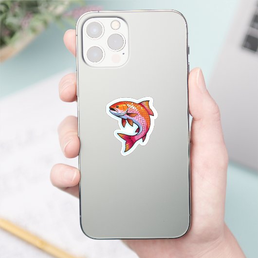 Zalm sticker (Telefoon)