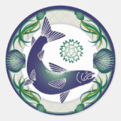 Zalm sticker (Voorkant)