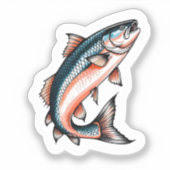 Zalm sticker (Voorkant)