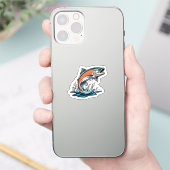 Zalm sticker (Telefoon)