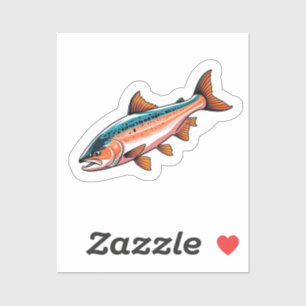 Zalm  sticker