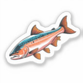 Zalm  sticker (Voorkant)