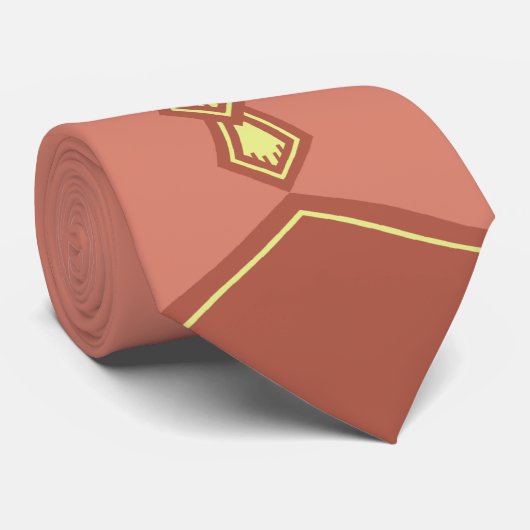 Zalm Stropdas (Opgerold)