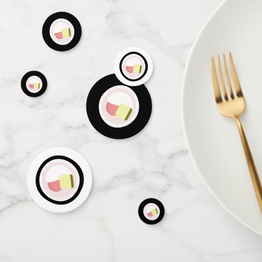 Zalm Sushi Rol Verjaardag Restaurant    Confetti (Groep)