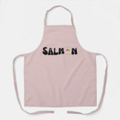 Zalm sushi schort (Voorkant)