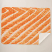Zalm Textuur Pluche Deken (Voorkant (horizontaal))