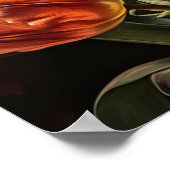 Zalm Tulip Flowers Art Print Poster (Hoek)