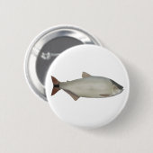 Zalm van de rivier ronde button 5,7 cm (Voorkant /achterkant)