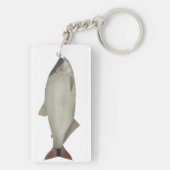 Zalm van de rivier sleutelhanger (achterkant)