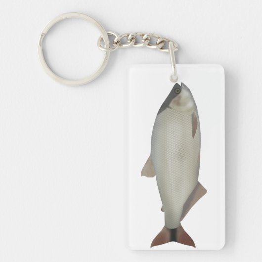 Zalm van de rivier sleutelhanger (Voorkant)