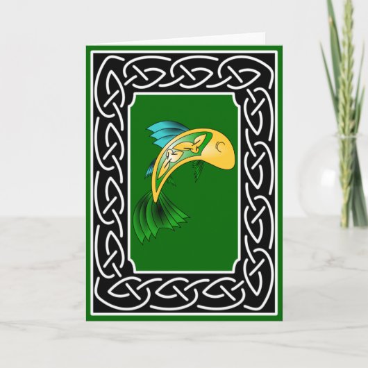 Zalm van Kennis - Wenskaart Kaart (Voorkant)