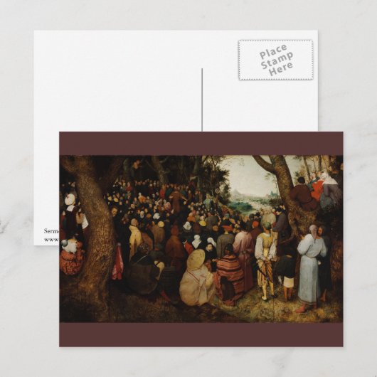 Zalm van Sint-John de Baptist door Pieter Bruegel Briefkaart (Voorkant / Achterkant)