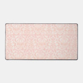 Zalm  Victoriaans Damast Naadloos Patroon Bureaumat (Voorkant)