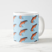 Zalm vis grote koffiekop (Voorkant rechts)
