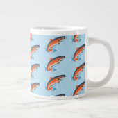 Zalm vis grote koffiekop (Rechts)