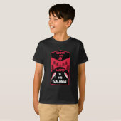 Zalm Vissen Alaska T-shirt (Voorkant volledig)