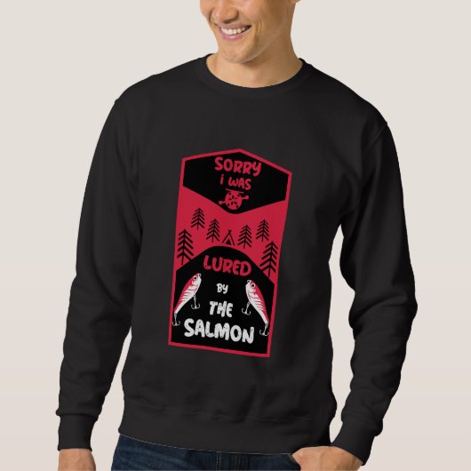 Zalm Vissen Alaska Trui (Voorkant)