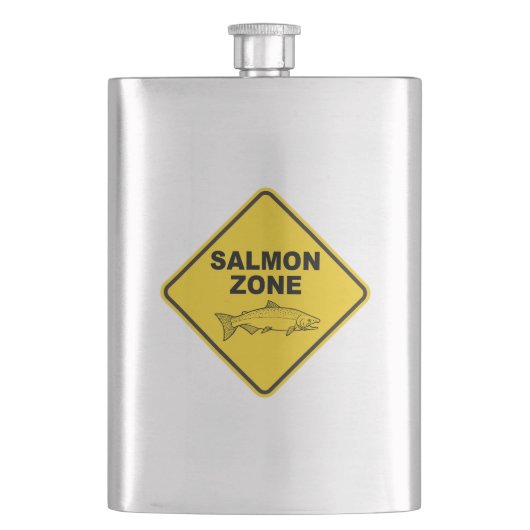 Zalm Vissen Zone Flacon (Voorkant)