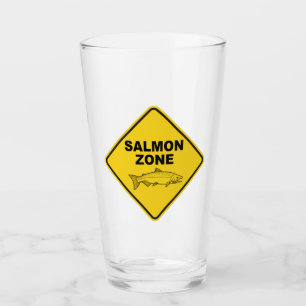 Zalm Vissen Zone Glas