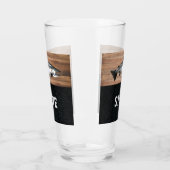 Zalm Vist Beer Angler Fisherman Trout Glas (Links)