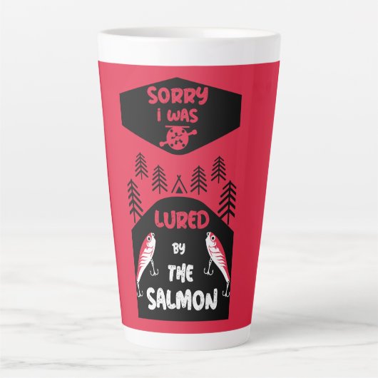 Zalm Vist Canada Latte Mok (Voorkant)