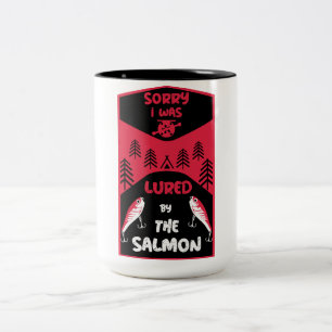Zalm Vist Canada Tweekleurige Koffiemok