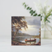 Zalm Vist op de Cascapediac Albert Bierstadt (Staand voorkant)