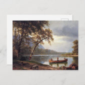Zalm Vist op de Cascapediac Albert Bierstadt Briefkaart (Voorkant / Achterkant)