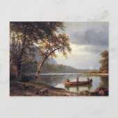Zalm Vist op de Cascapediac Albert Bierstadt Briefkaart (Voorkant)