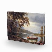 Zalm Vist op de Cascapediac Albert Bierstadt Fotoblokken (Rechts)