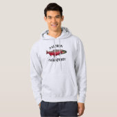 Zalm Whisperer Light Hoodie (Voorkant volledig)