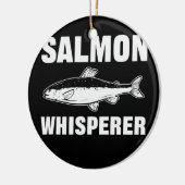 Zalm Whisperer Salmon Fish Vist Keramisch Ornament (Links)