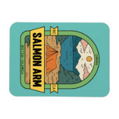 Zalmarm British Columbia Canada Souvenir Magneet (Horizontaal)