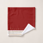 ZALMAXI HOME Red logo fan Bad Handdoek (Wasdoekje)