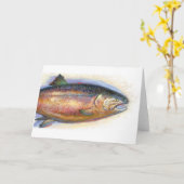 Zalmbriefkaart Kaart (Gele Bloem)