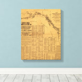 Zalmconservenfabrieken van de Pacific Northwest Ma Canvas Afdruk (Insitu (Houten vloer))