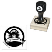 Zalmdief Custom 2" x 2" Rubber Stamp Rubberstempel (Gestempeld)