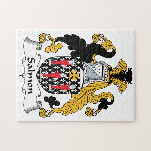 Zalmfamilie Crest Legpuzzel (Horizontaal)