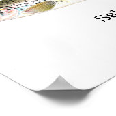 Zalmforel vis poster (Hoek)