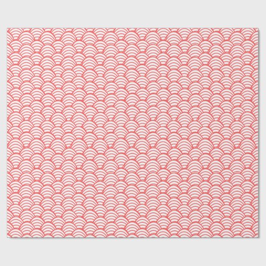 Zalmgolven Cadeaupapier (Vlak)