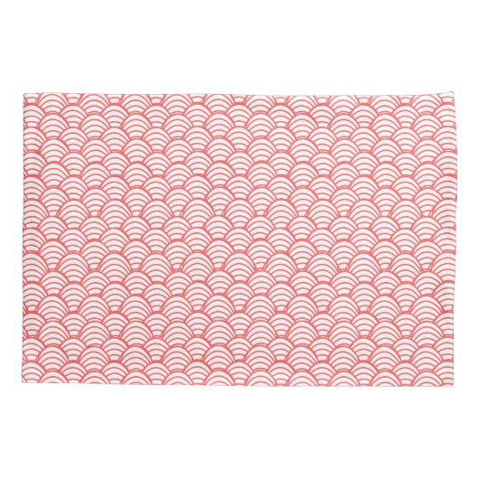 Zalmgolven Kussensloop (Achterkant)