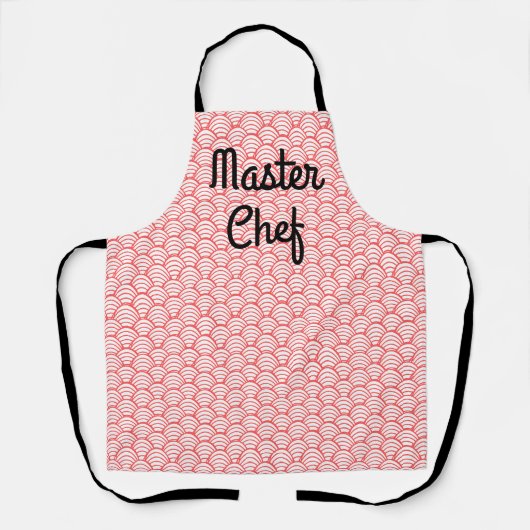 Zalmgolven Schort (Voorkant)