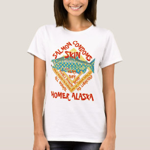 ZALMHUID CONDOOMS HOMER ALASKA T-SHIRT