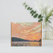 Zalmkleurige Canadese wilde natuur Tom Thomson Briefkaart (Staand voorkant)